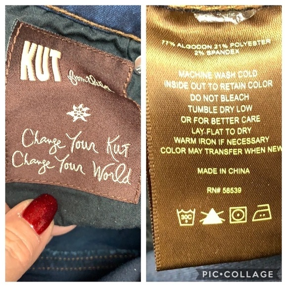 KUT from the Kloth: Diana skinny mid rise ankle dark stretch jeans, Stitch Fix - Picture 8 of 8